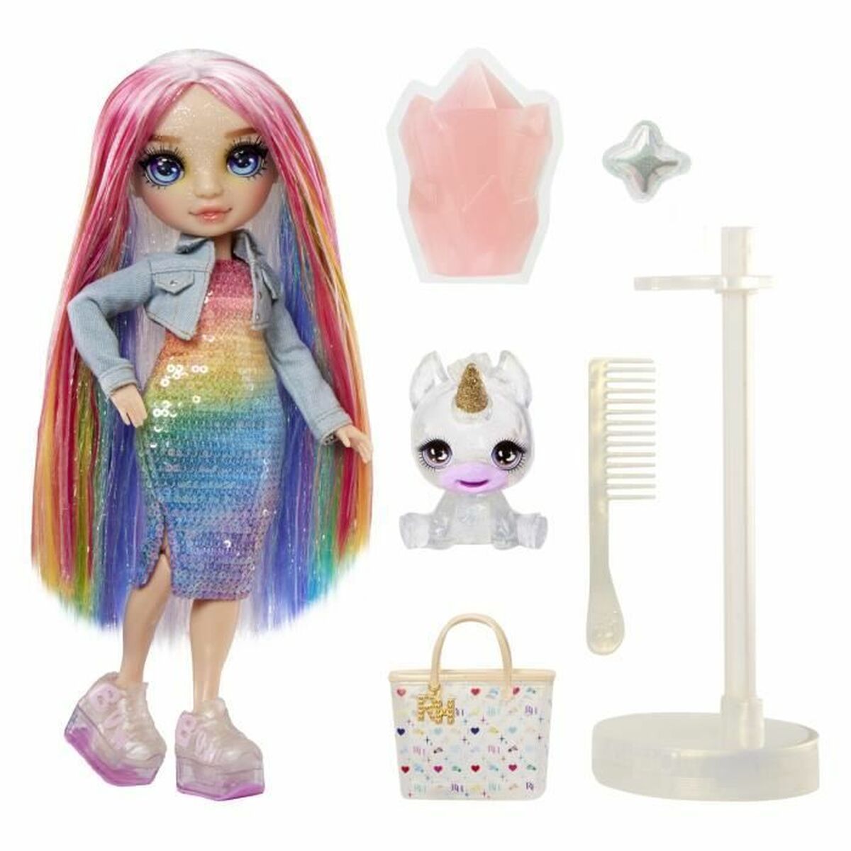 Rainbow High Amaya, nukke, lemmikki ja asusteet-4