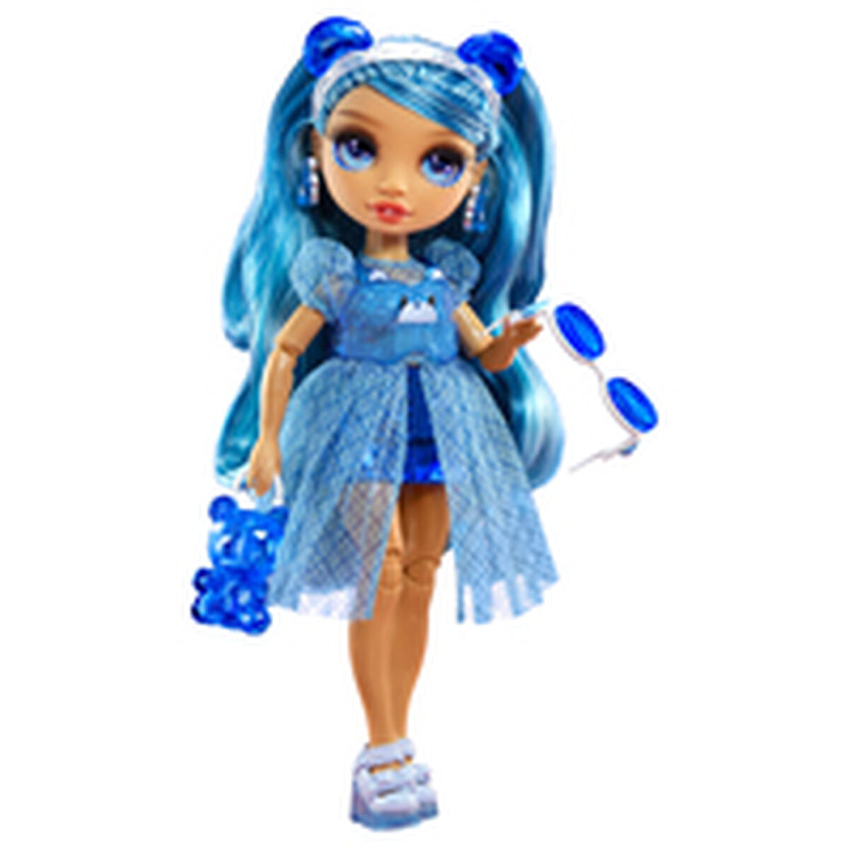 Rainbow High Creative Crystals Skyler, sininen, nukke ja diy asusteet-3