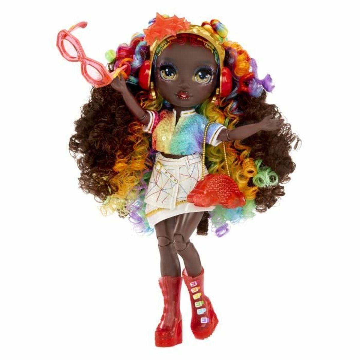 Rainbow High Creative Crystals Iris Bow, nukke ja diy asusteet-0
