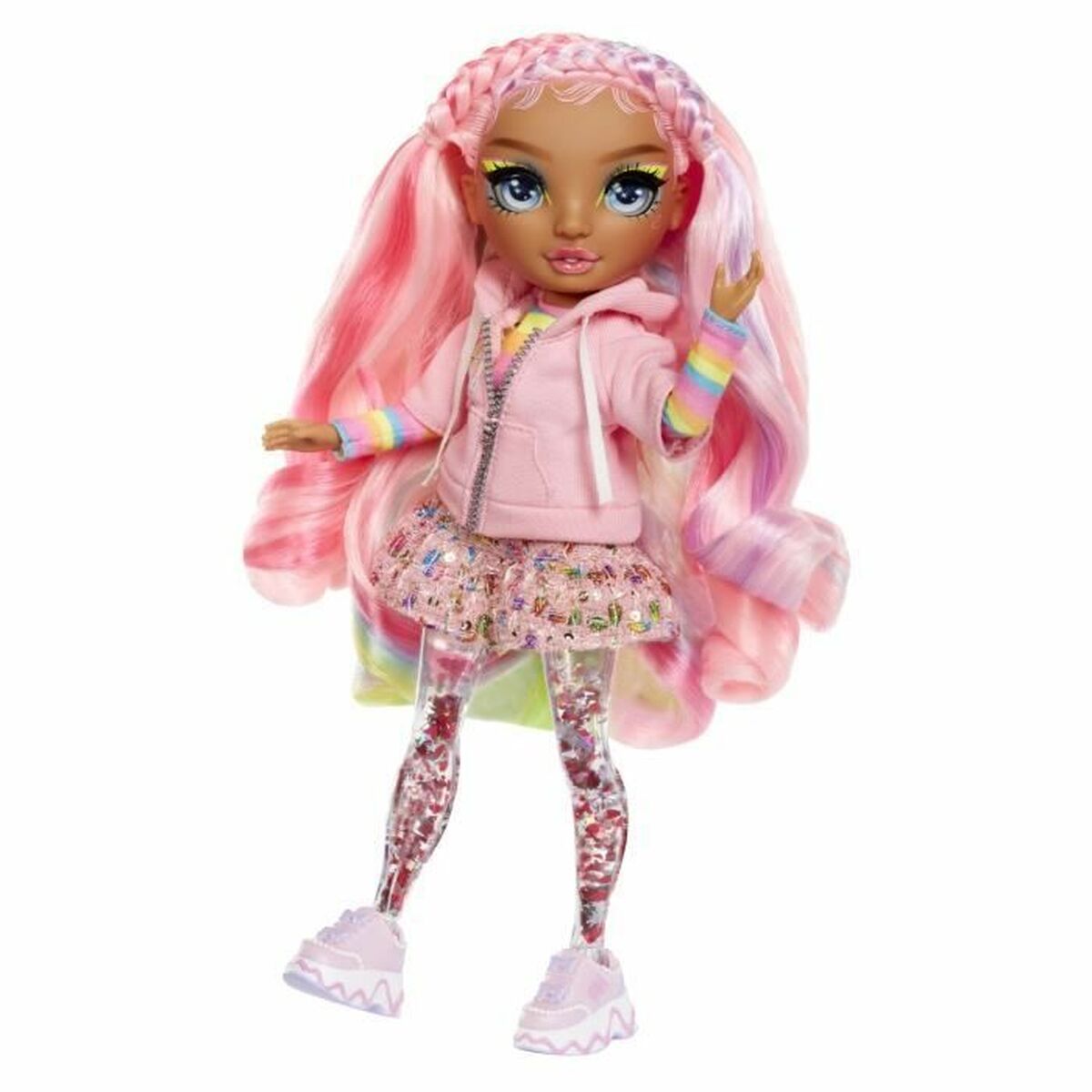 Rainbow High Sparkle & Shine pinkki, nukke ja asusteet-5