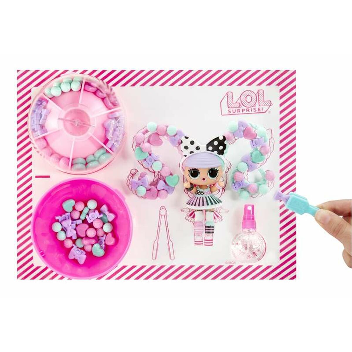 Nukke LOL Surprise! Hair Beads, yllätyslelu-4