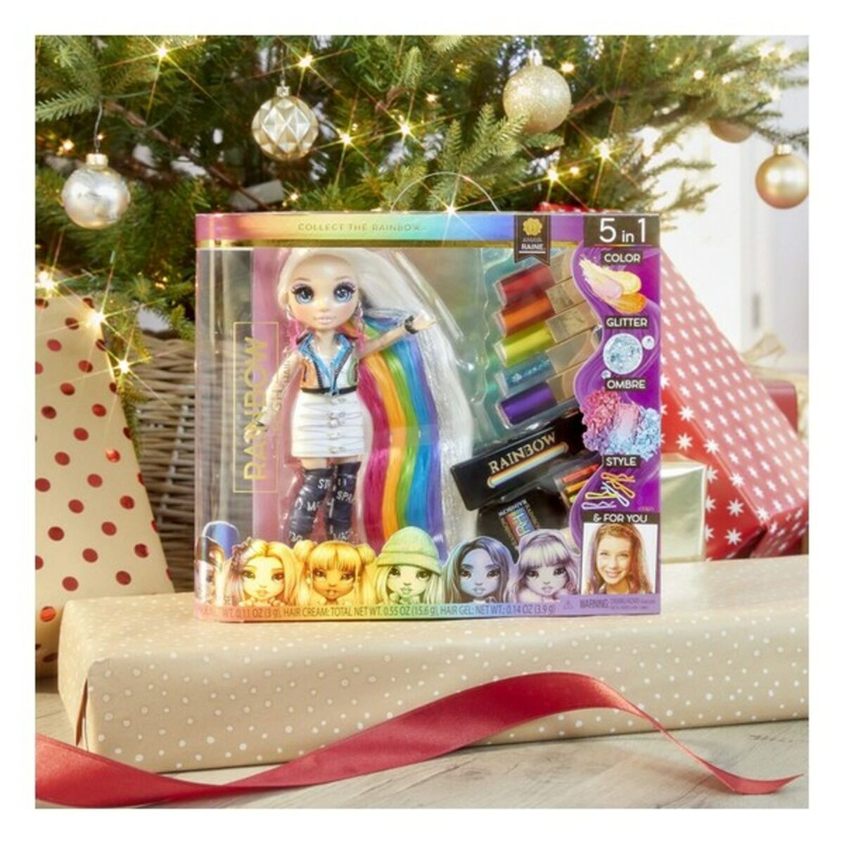 Rainbow High, Rainbow Hair Studio 5-in-1 (30 cm), leikkisetti-8