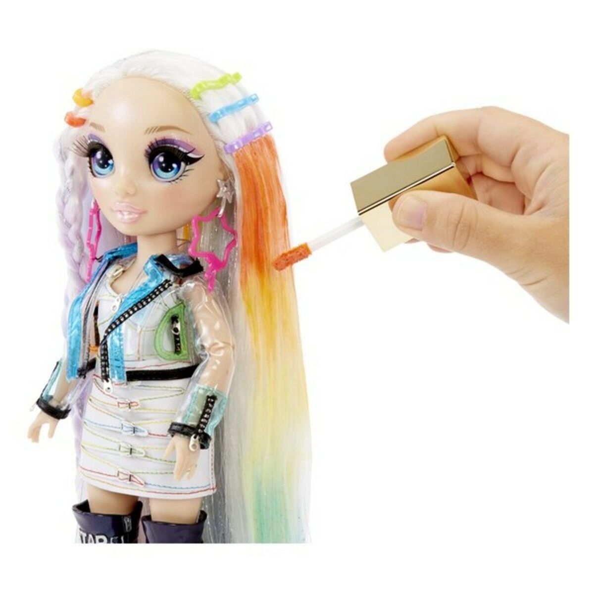 Rainbow High, Rainbow Hair Studio 5-in-1 (30 cm), leikkisetti-7