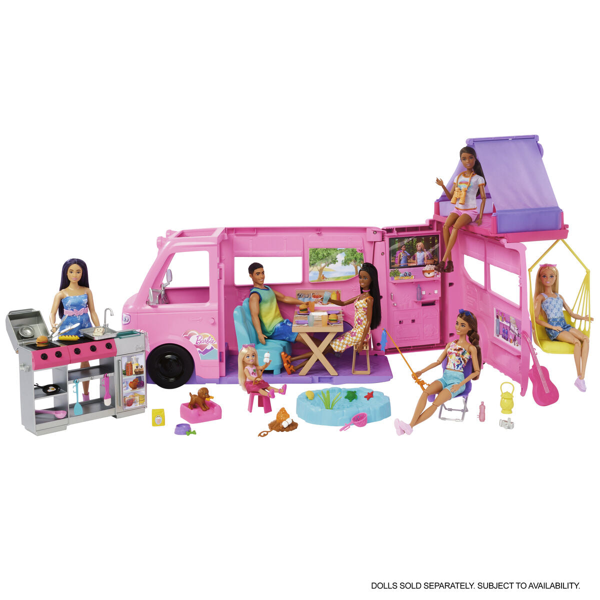 Barbie Dream Camper Asuntoauto(ei sis. nukkeja)-0