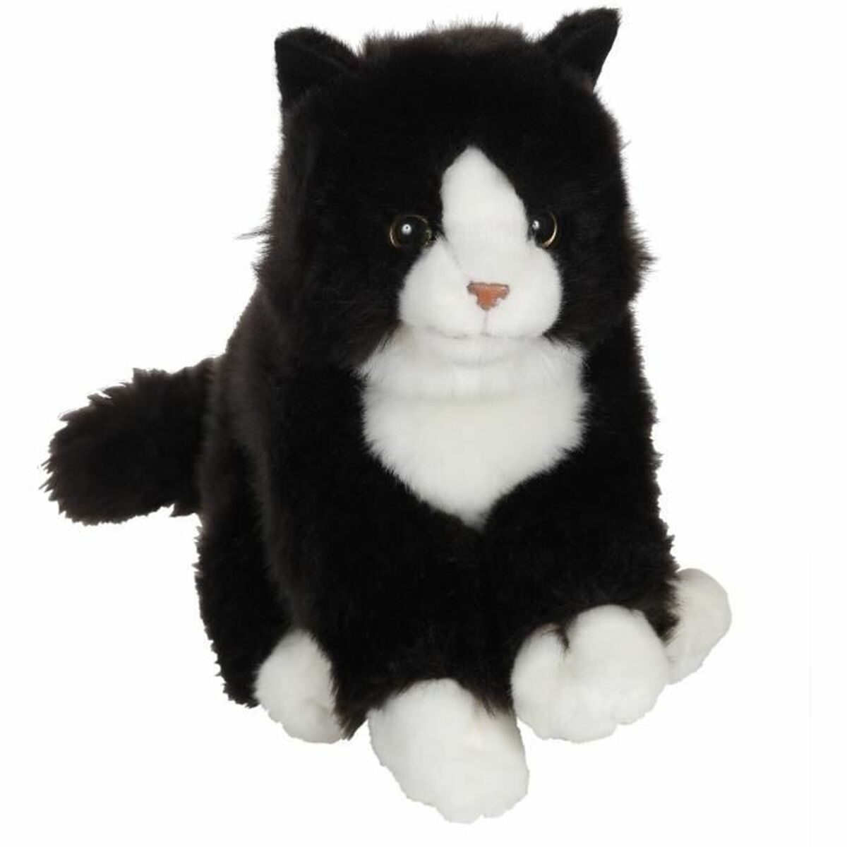 Pehmolelu Gipsy Toys, kissa musta/valkoinen-5