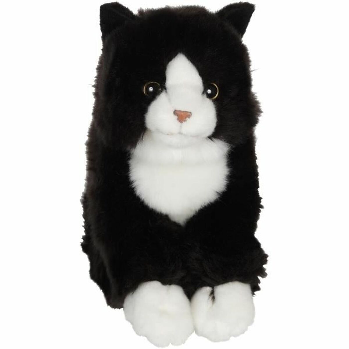 Pehmolelu Gipsy Toys, kissa musta/valkoinen-4