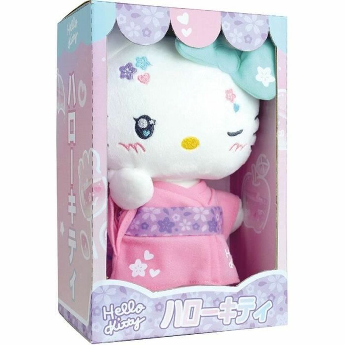 Pehmolelu, Jemini, Hello Kitty Kimono Kawaii-1