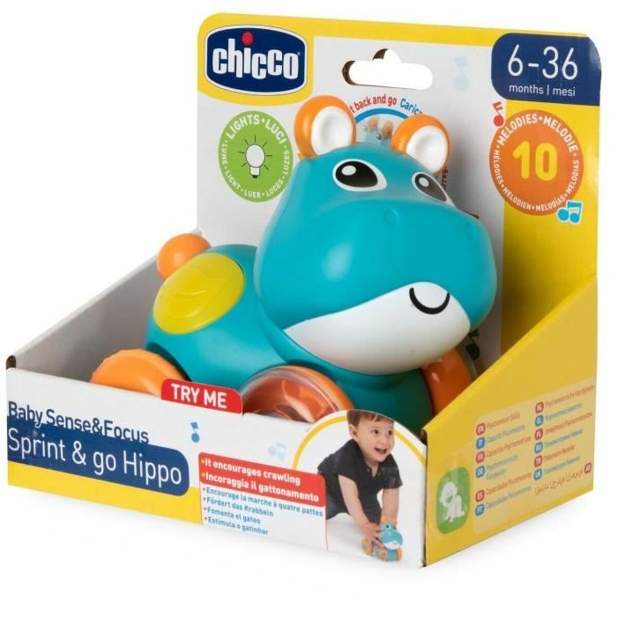 Fluffy toy Chicco Multicolour-1