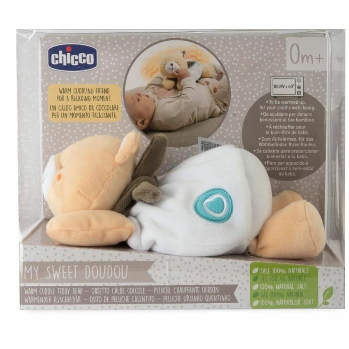 Fluffy toy Chicco Beige-6