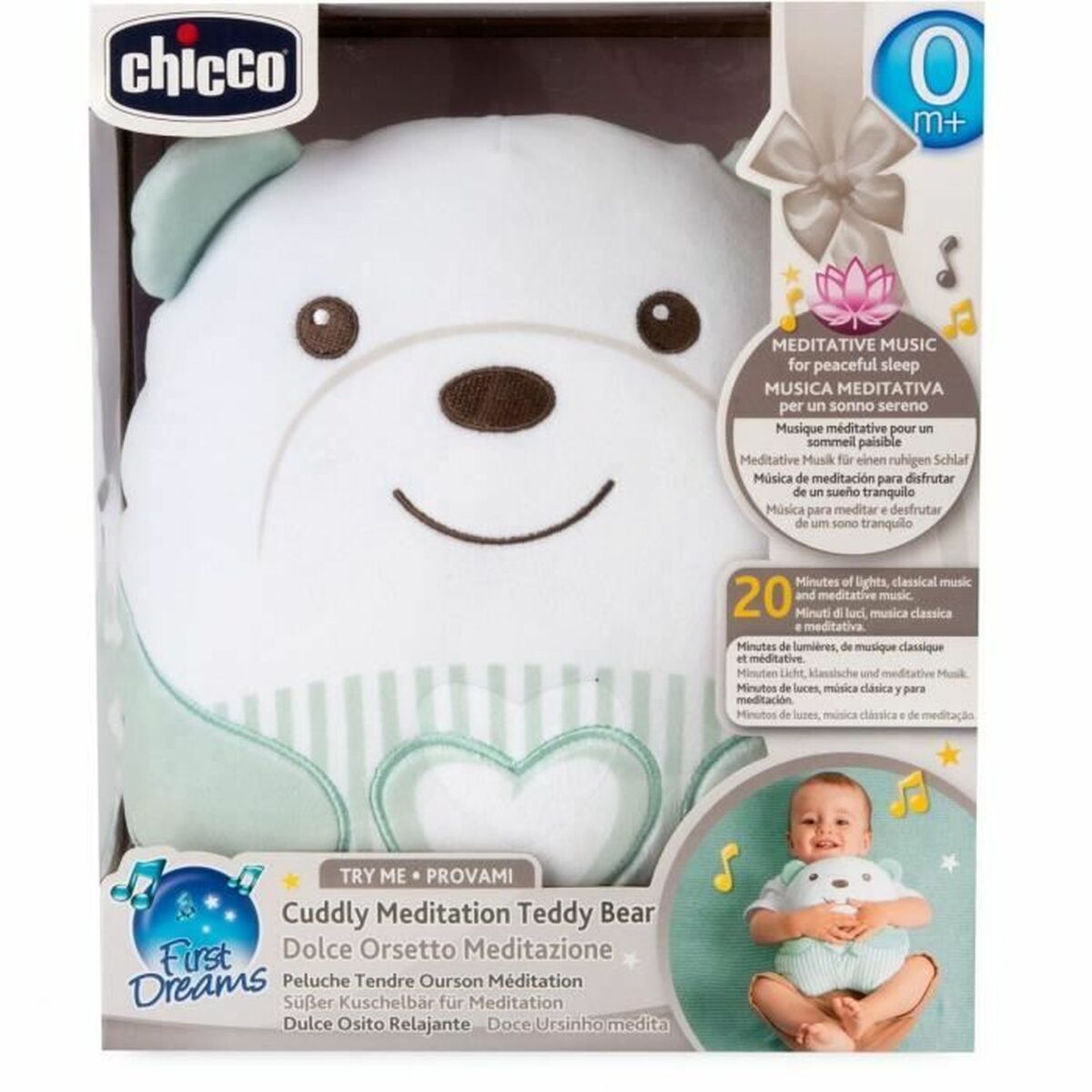 Fluffy toy Chicco Green-3