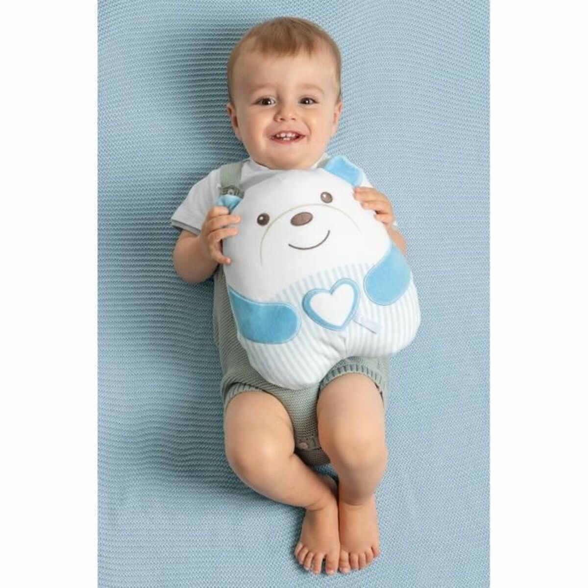 Fluffy toy Chicco Blue-5