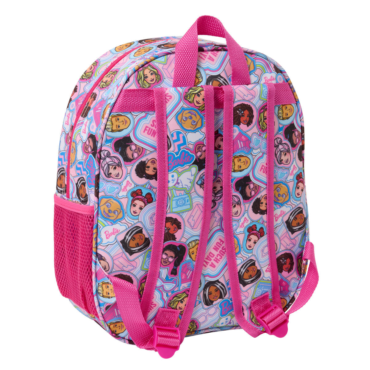 Lasten reppu Barbie Pinkki 27 x 33 x 10 cm 3D-kuva-2