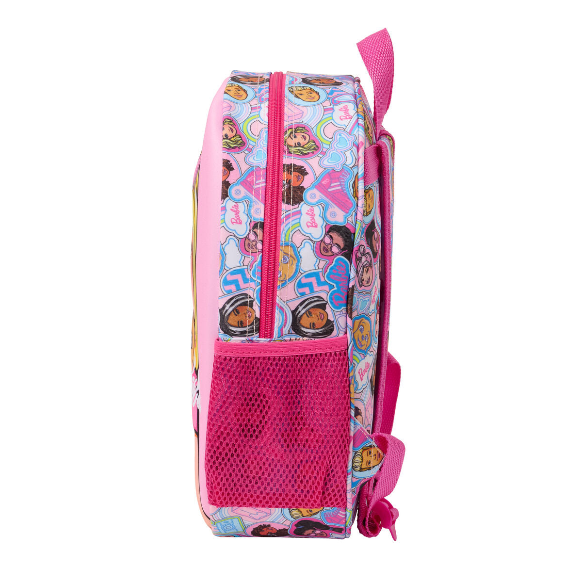 Lasten reppu Barbie Pinkki 27 x 33 x 10 cm 3D-kuva-1