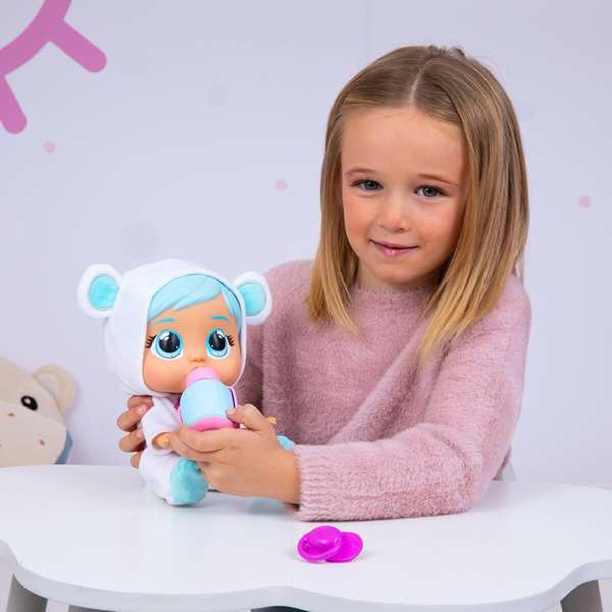 Vauvanukke, Cry Babies IMC Toys Kristal Loving Care 26 cm-3