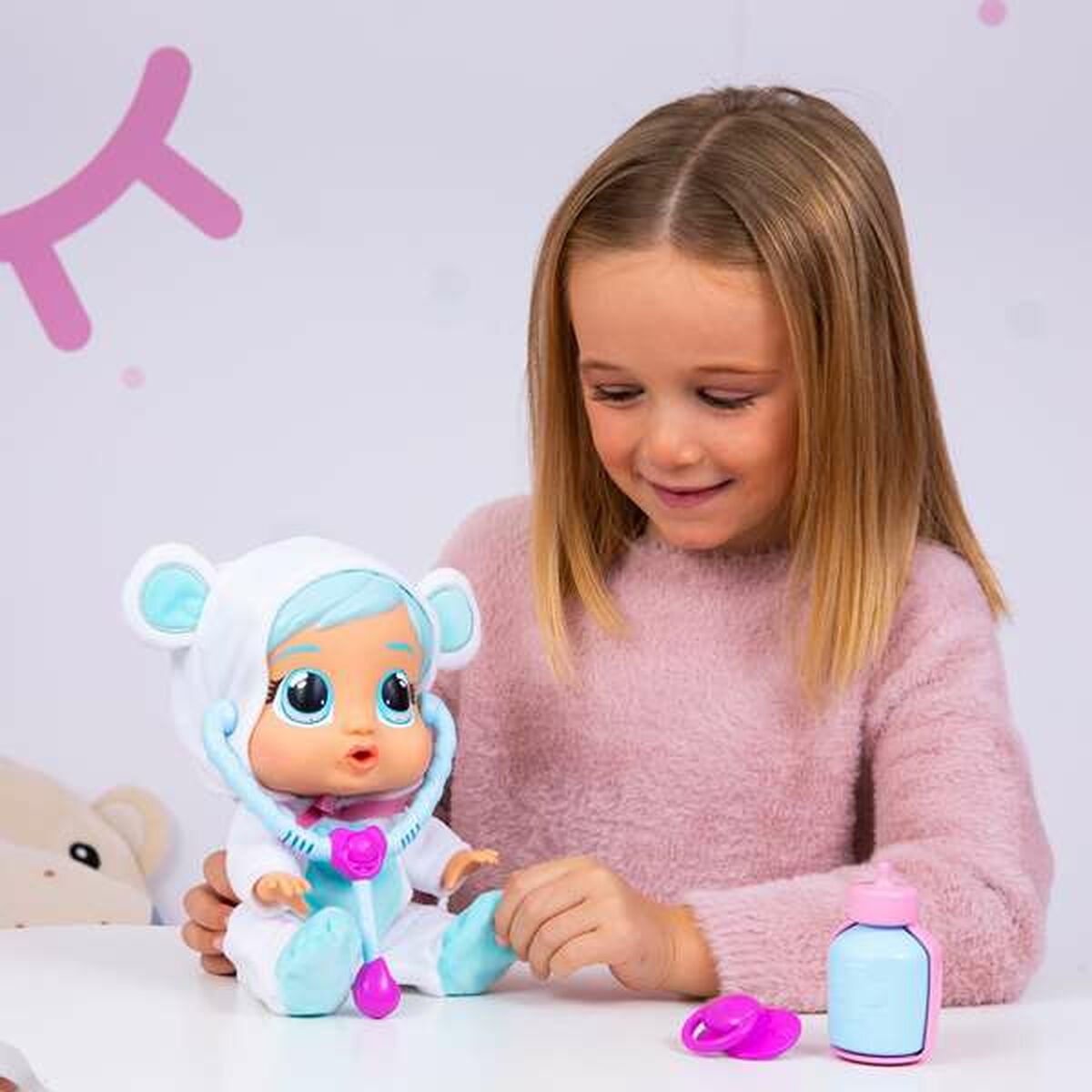 Vauvanukke, Cry Babies IMC Toys Kristal Loving Care 26 cm-2