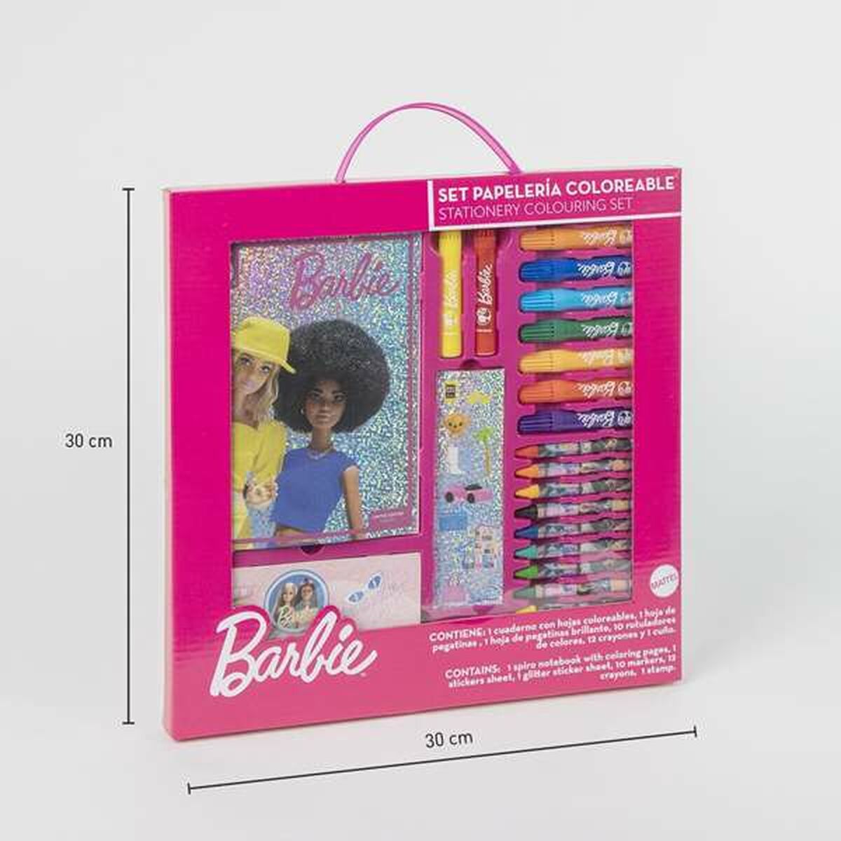 Stationery Set Barbie Pink-6