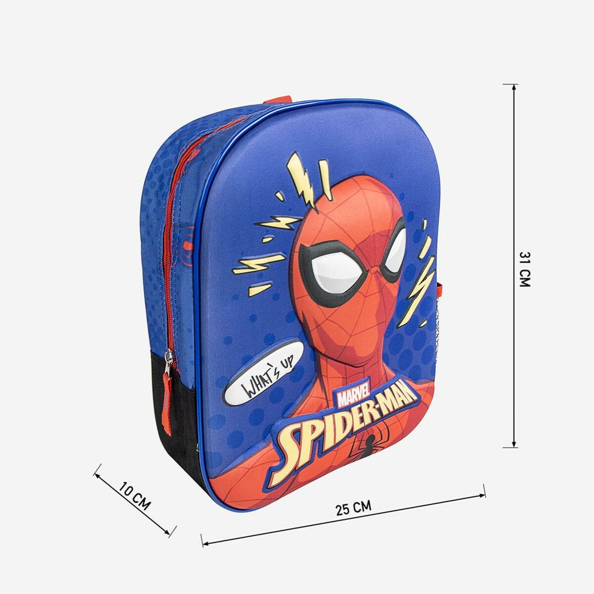 Reppu Spider-Man, sininen 8 X 32 X 26 CM-3