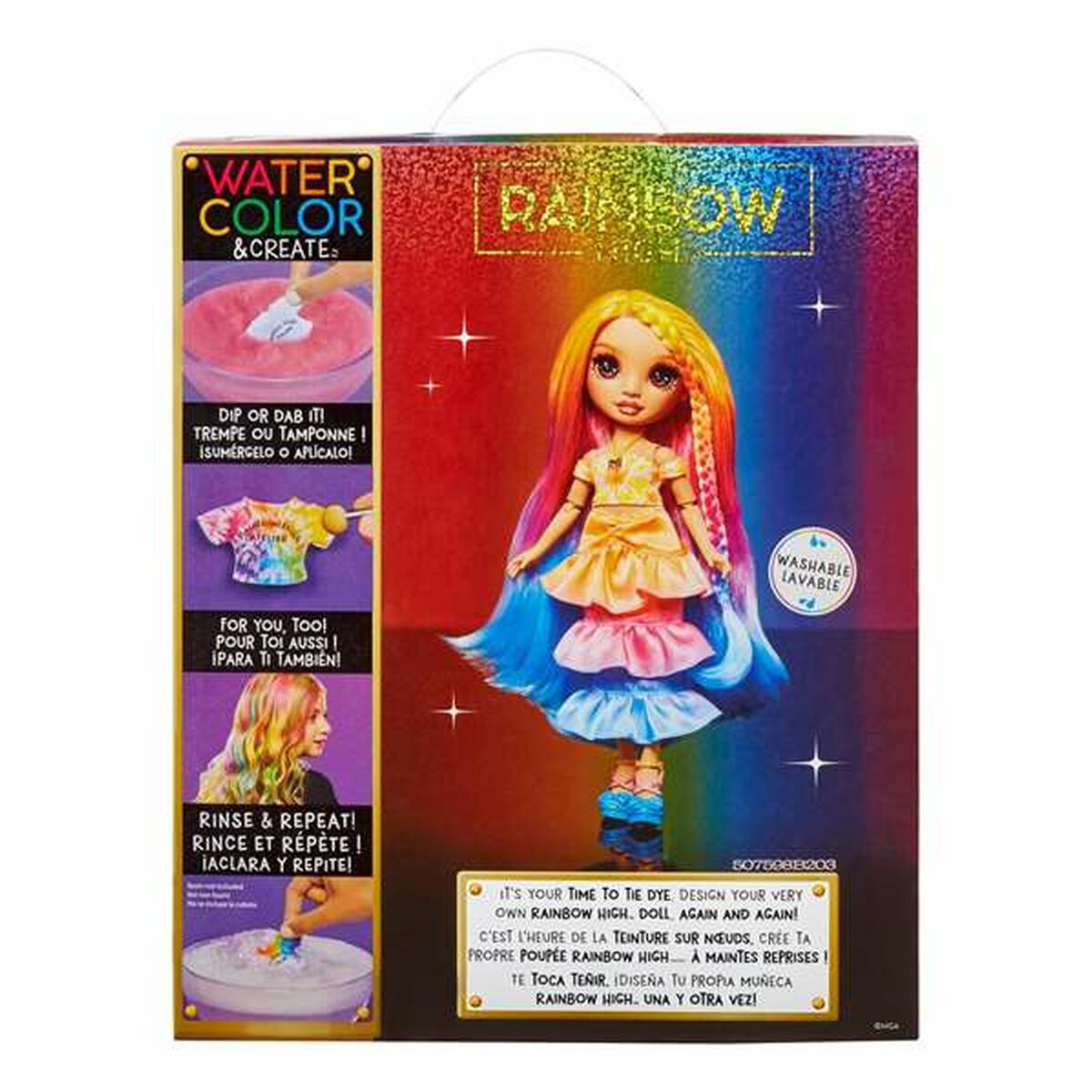 Rainbow High WaterColor & Create, 22 cm, leikkisetti-1