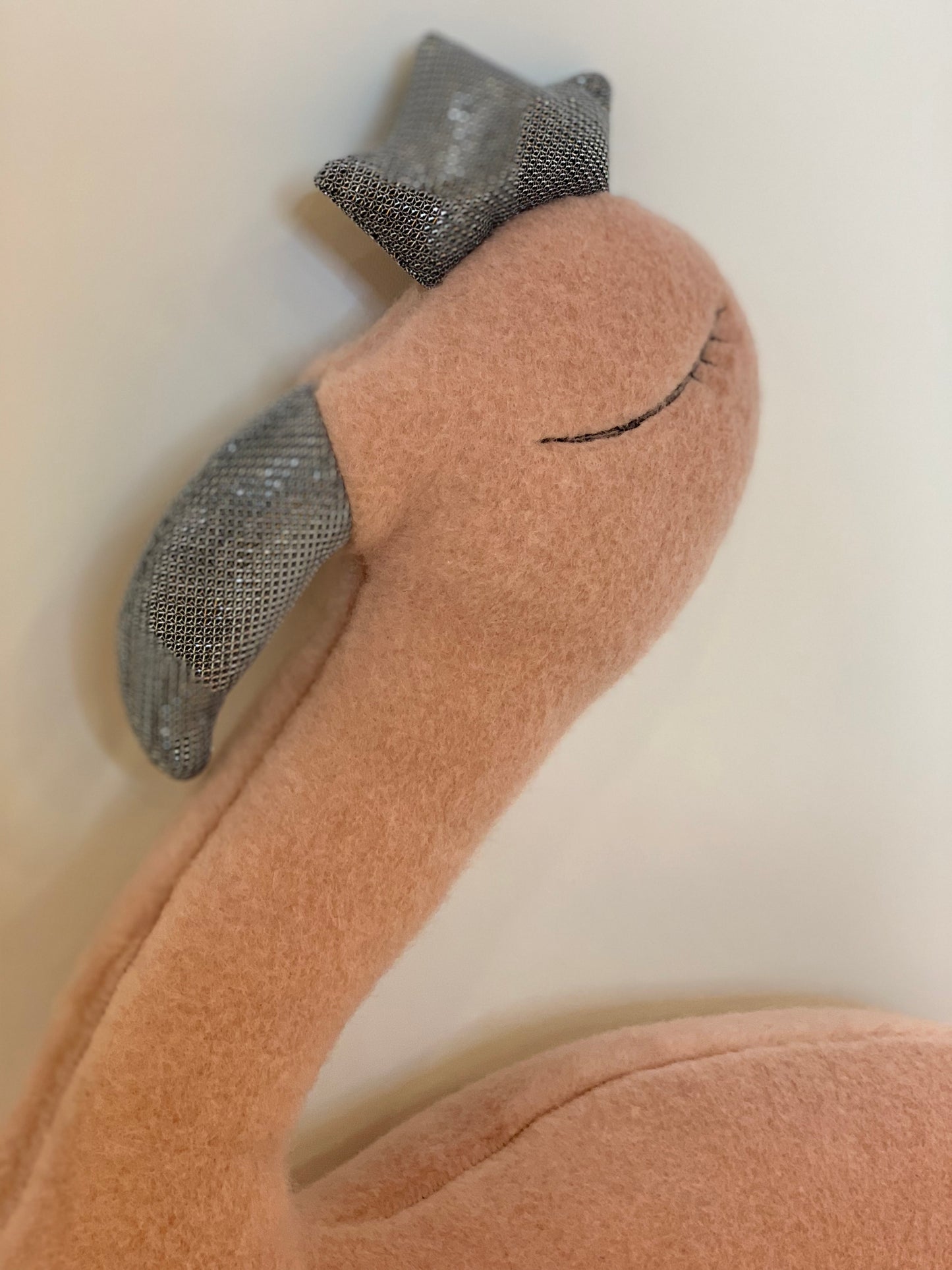 Pehmolelu-tyyny "Flamingo", vaaleanpunainen