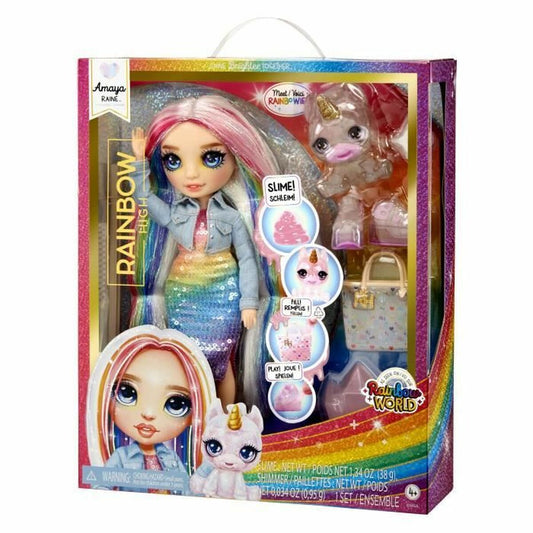 Rainbow High Amaya, nukke, lemmikki ja asusteet-0