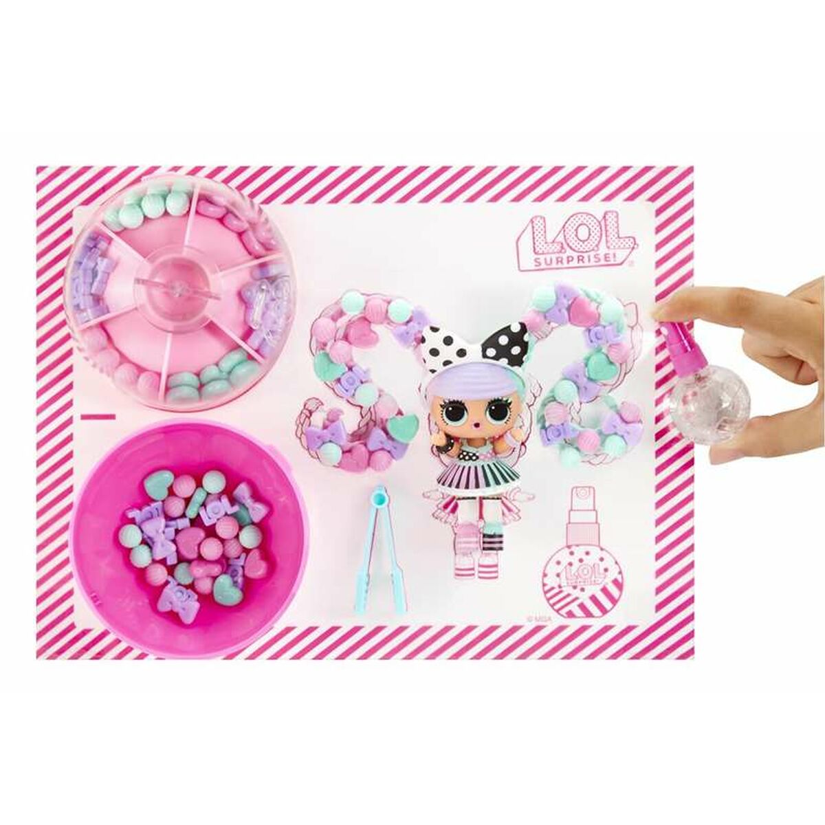 Nukke LOL Surprise! Hair Beads, yllätyslelu-3