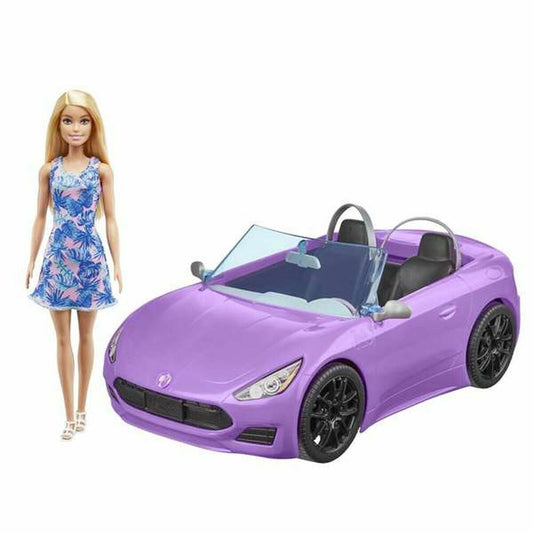 Barbie ja violetti avoauto-0