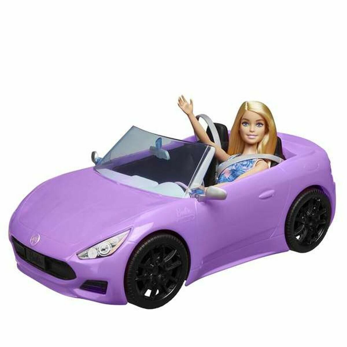 Barbie ja violetti avoauto-4