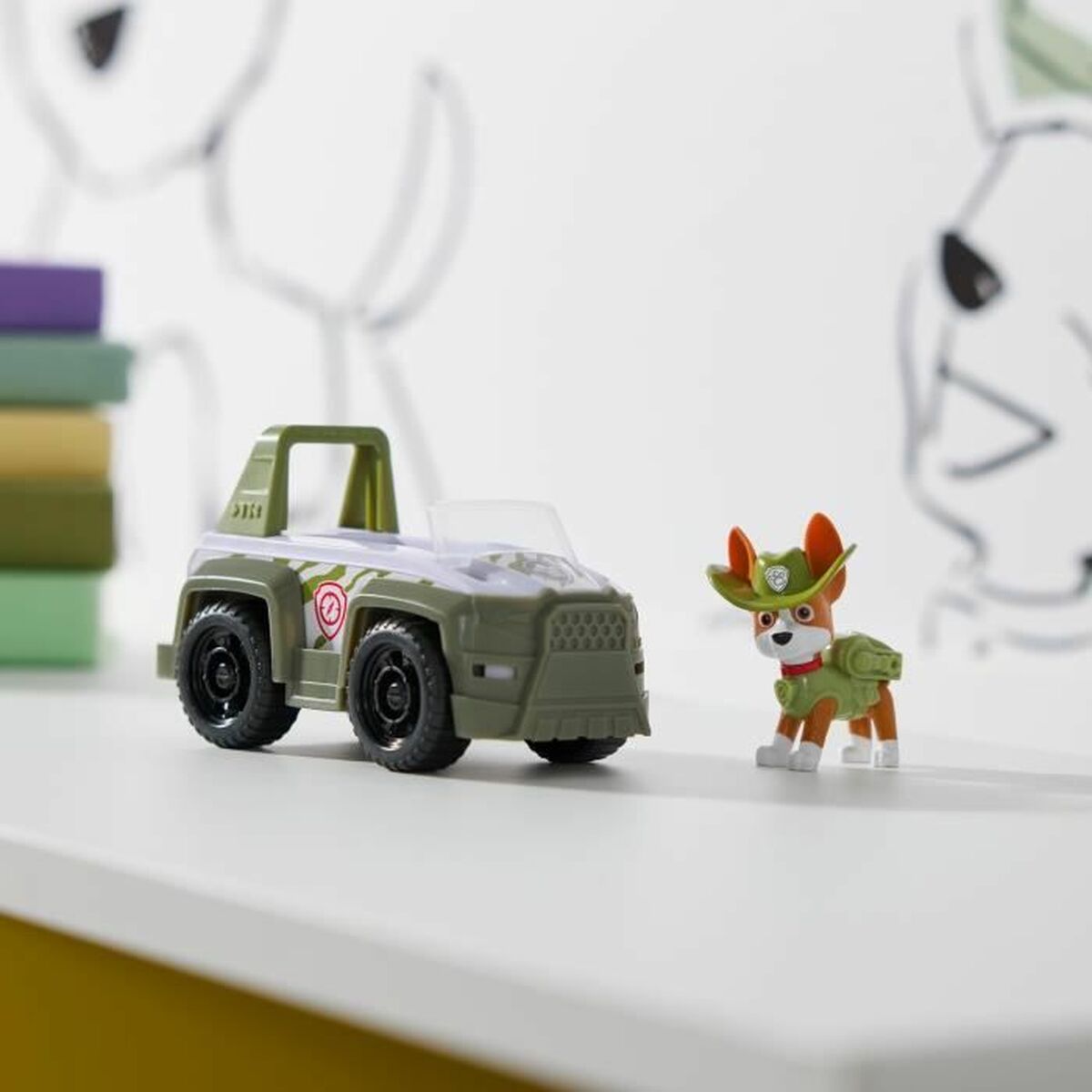 Paw Patrol auto ja figuuri Valpas-5