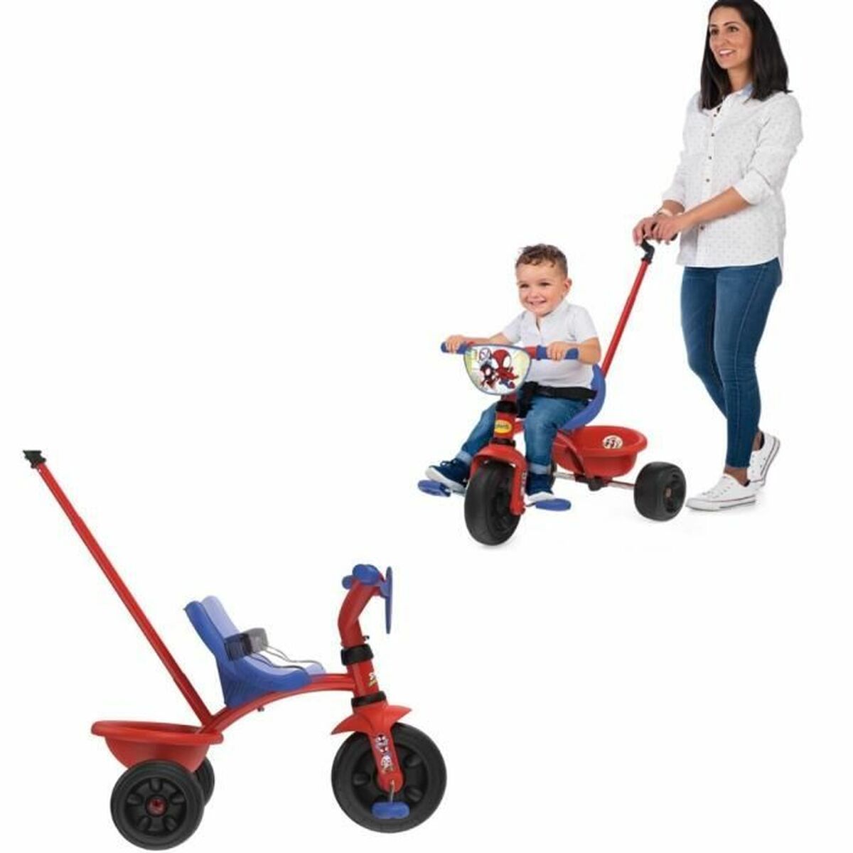 Tricycle Smoby Spiderman-1