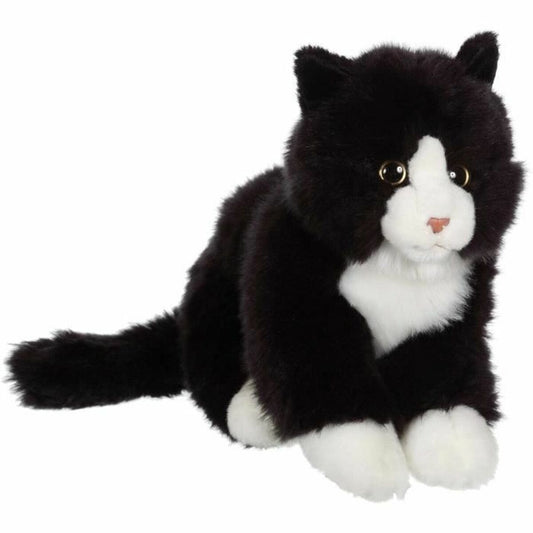 Pehmolelu Gipsy Toys, kissa musta/valkoinen-0