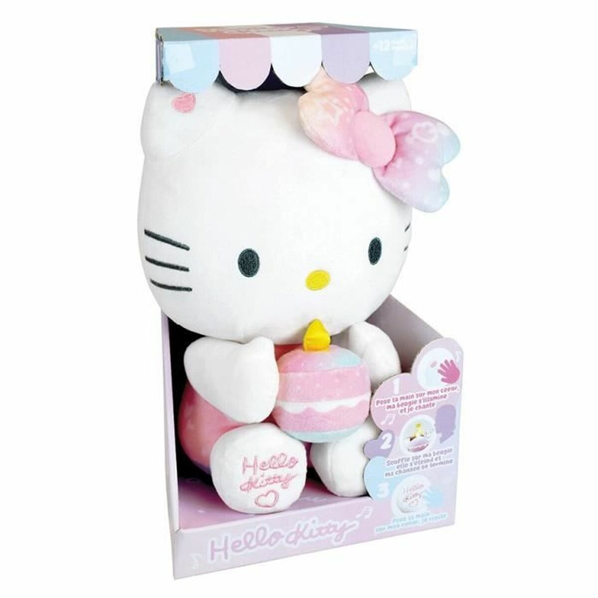 Hello Kitty, syntymäpäivä lelu valolla ja äänillä-4