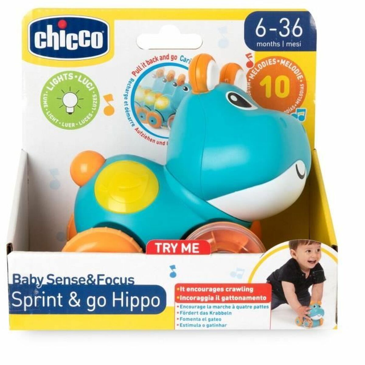 Fluffy toy Chicco Multicolour-2