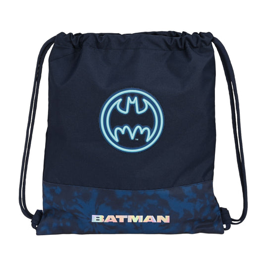 Reppu nauhoilla Batman Legendary Tummansininen 35 x 40 x 1 cm-0