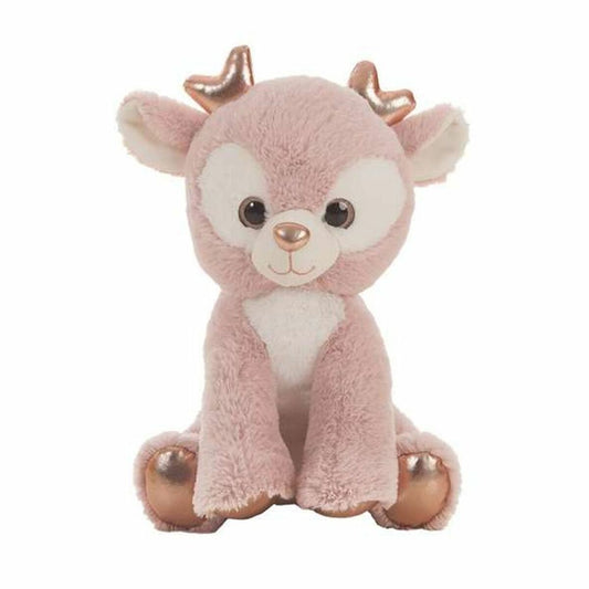 Pehmolelu, pinkki poro (28 cm)-0