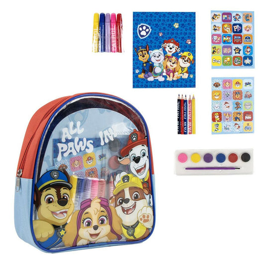Paw Patrol reppu ja piirustus-setti-0