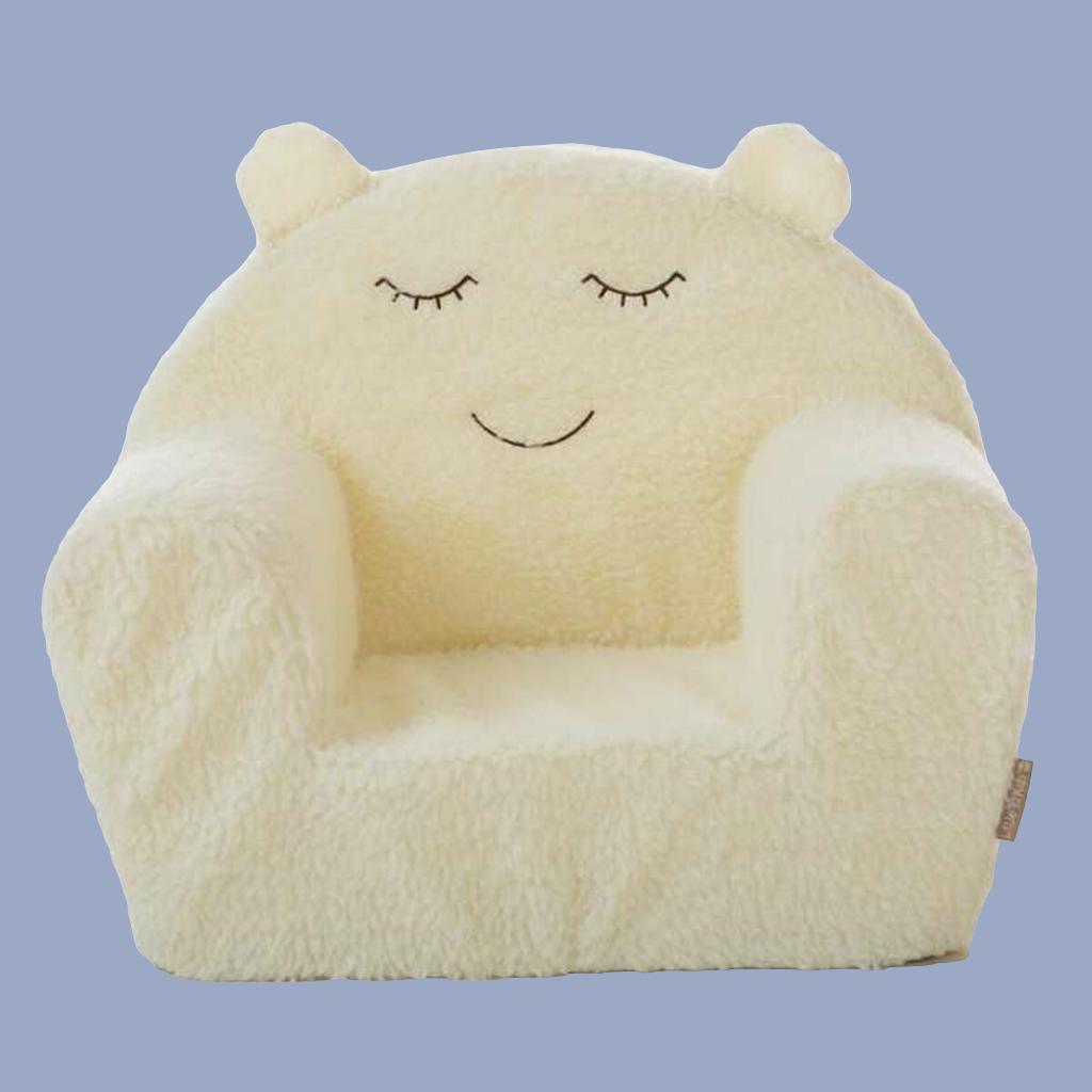 Lasten nojatuoli, valkoinen