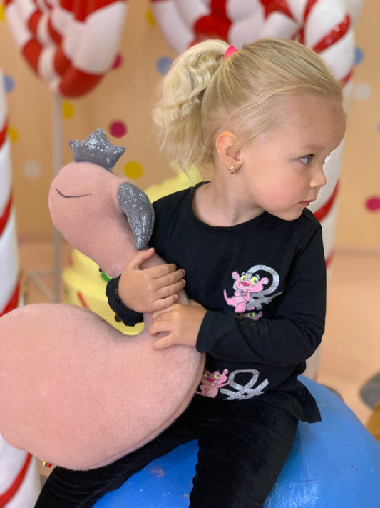 Pehmolelu-tyyny "Flamingo", vaaleanpunainen
