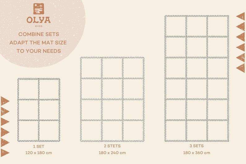 Foam Puzzle Playmat - Boho Classic