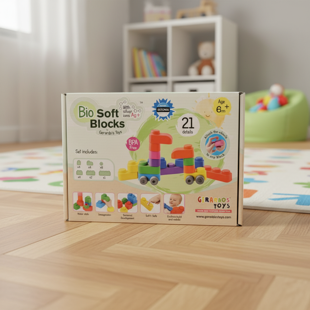 Soft Blocks pehmopalikat renkailla- 21 osaa