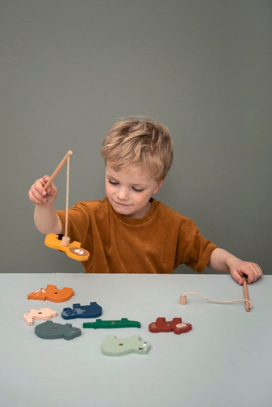 Wooden Fishing Game - Trixie Baby Animals